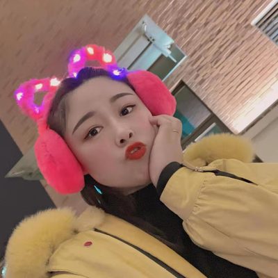 2020 Same item Autumn and winter keep warm led luminescence Mickey Hair hoop Earmuff Rabbit Ears Hair hoop Stall goods Direct selling