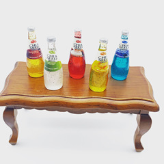 Dollhouse娃娃屋微縮食玩模型拍攝道具布景迷你果汁果醬飲料瓶