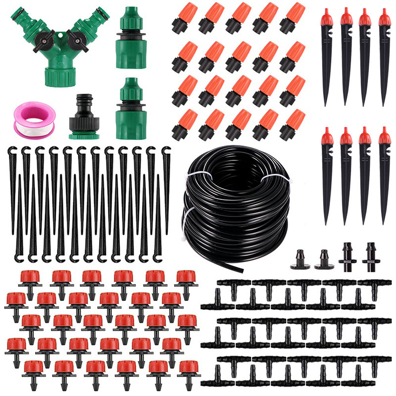 Foreign Trade Adjustable DIY Automatic Flower Watering Drip Irrigation Set Garden Balcony Flower Pot Watering Intelligent Flower Watering Drip Foreign Trade Adjustable DIY Automatic Flower Watering Drip Irrigation Set Garden Balcony Flower Pot Watering Intelligent Flower Watering Drip
