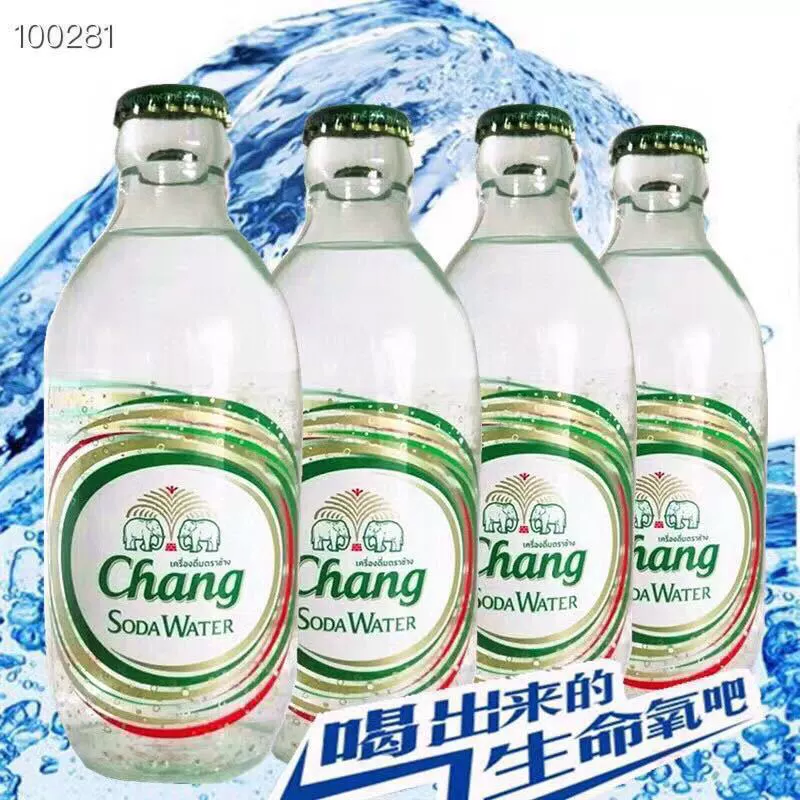 Аутентичная тайская импортная содовая от бренда слонов, щелочная содовая без сахара, 325 мл * 24