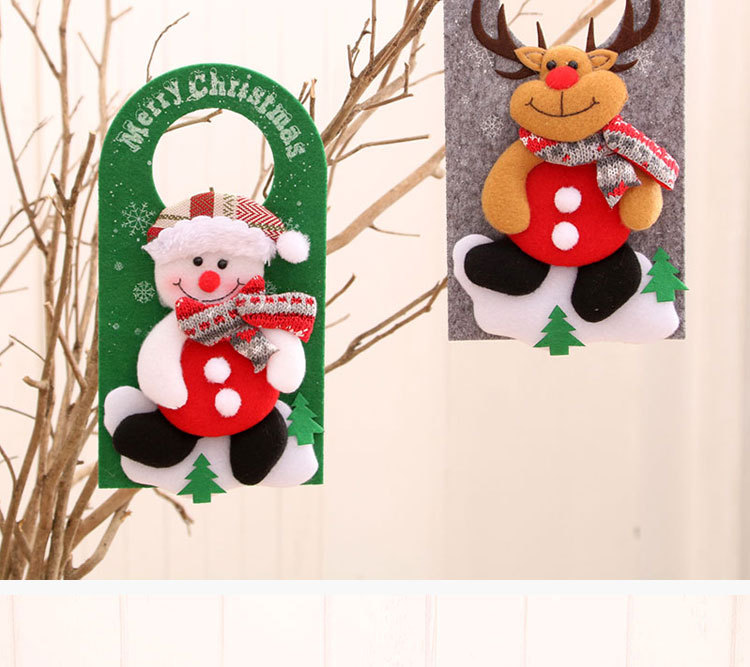 New Christmas Ornaments Non-woven Cartoon Christmas Pendant Decoration display picture 9
