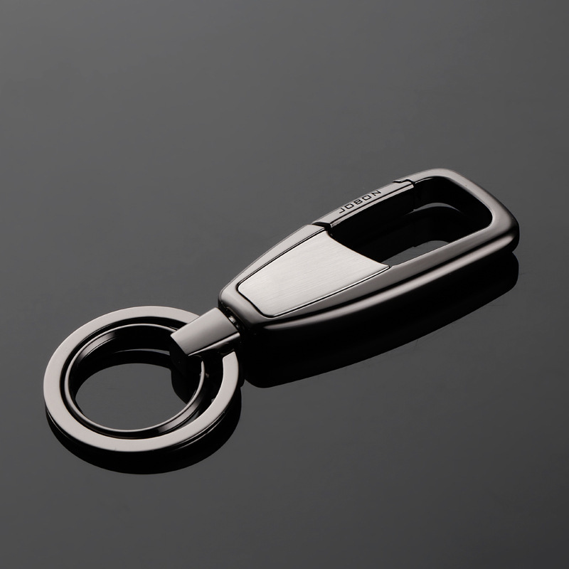 jobon Zhongbang Car Keychain Men's Waist Hanging Simple Personality Creative Custom Key Chain Ring Lock Keychain