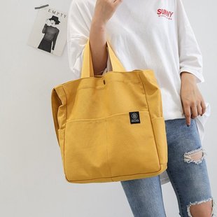 South Korea Ins Mori Style Artistic Simple Bag Tote Bag Student Canvas Shoulder Bag Women's All-match Crossbody Handbag