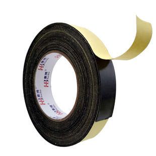 Black EVA foam tape double-sided adhesive foam waterproof anti-collision shockproof sealing sponge tape sound insulation 1mm thick