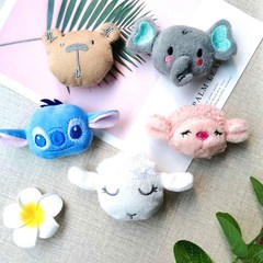 Cartoon Plush Accessories Cute Pink Sheep Elephant Bear Shoes Hats Baby Socks Doll Toys Decorative Supplementary Materials