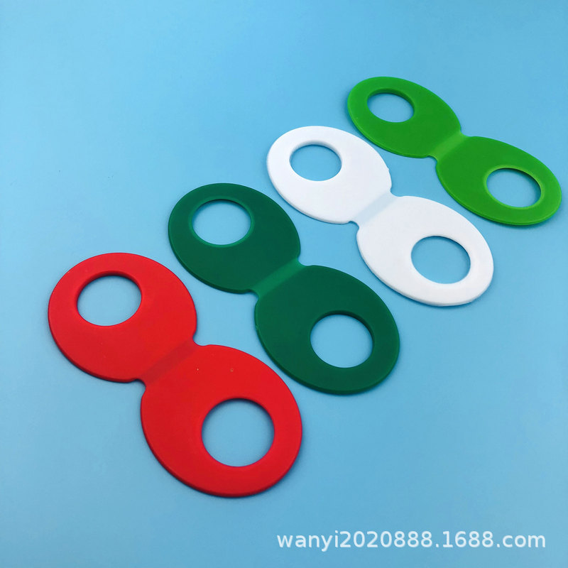 O型包装塑胶扇柄8字宣传塑胶扇柄广告扇手柄PP塑胶扇手柄