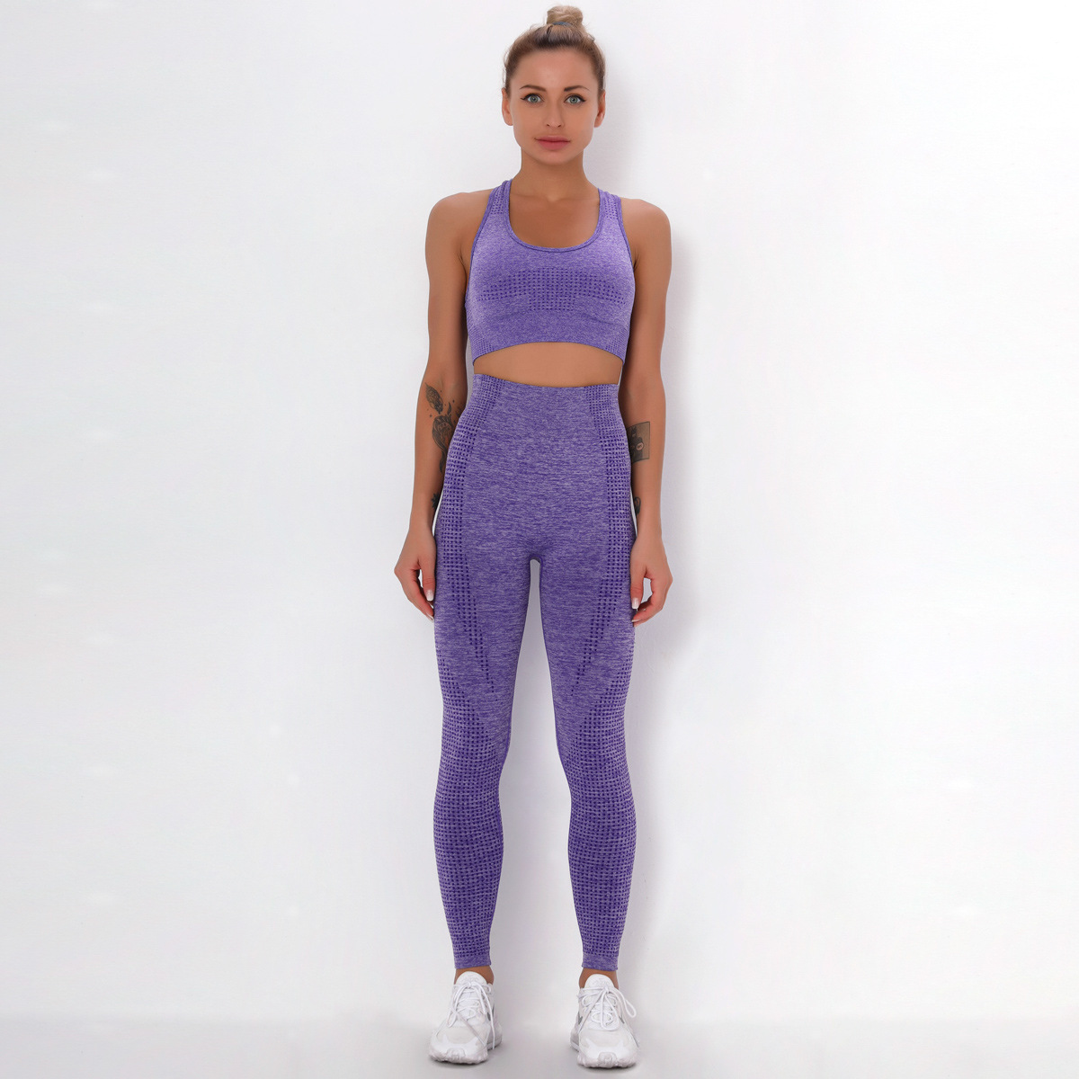 seamless knitted sports suit  NSNS10731