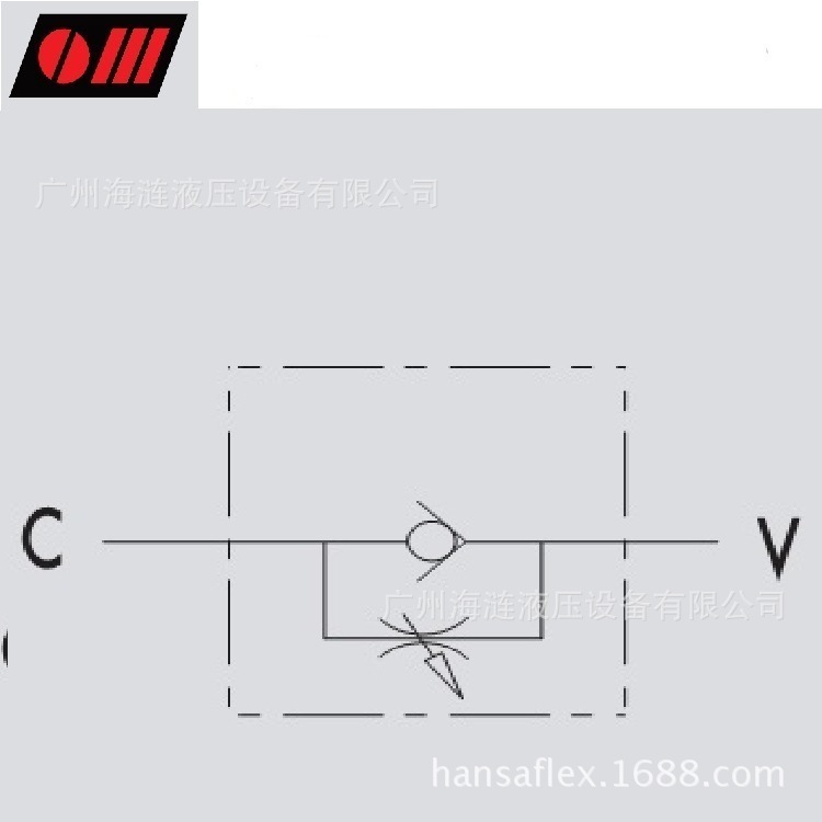 管式单向节流阀V0540 VRF 1/4”意大利OM