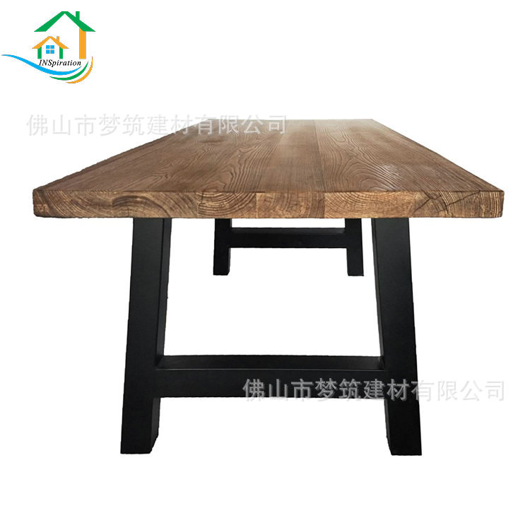 户外景观公园仿木悠闲台餐厅 户外仿木休闲桌凳 木纹水泥家具