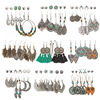 Earrings, set, accessory, European style, Amazon, boho style