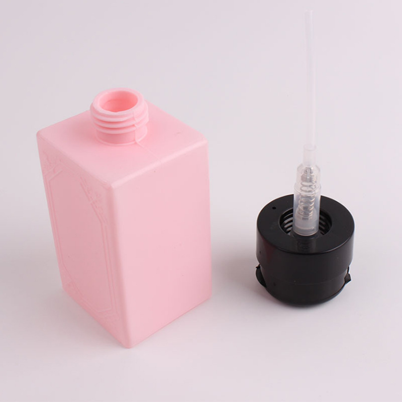 Botella de presión de herramientas de manicura, botella de lavado de uñas, botella de lavado de uñas, botella de presión de alcohol, botella de aspiración de uñas con bloqueo, botella vacía a prueba de fugas