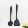 KT-188 two-piece spatula and spoon set-grey red