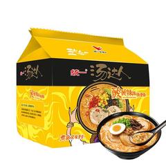 Tangdaren Instant Noodle, unified bag packaging quick-cook noodles, 5-pack Japanese Bonito Soup Tomato Zucchini Ramen