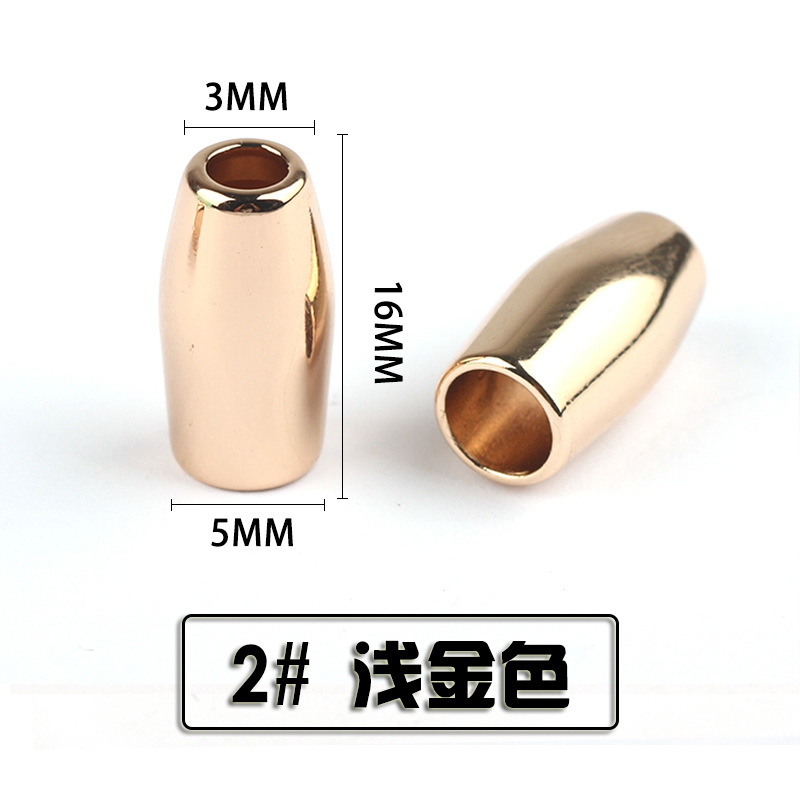 Fuente de la fábrica Nueva campana de metal suéter abajo chaqueta cordón hebilla cuerda elástica hebilla de metal hebilla de aerosol