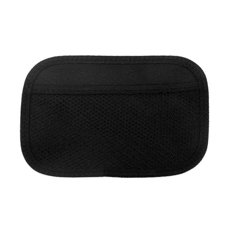 Coche interior suministros coche adhesivo bolsa de almacenamiento de coche almacenamiento teléfono móvil caja de almacenamiento bolsa bolsillo neto