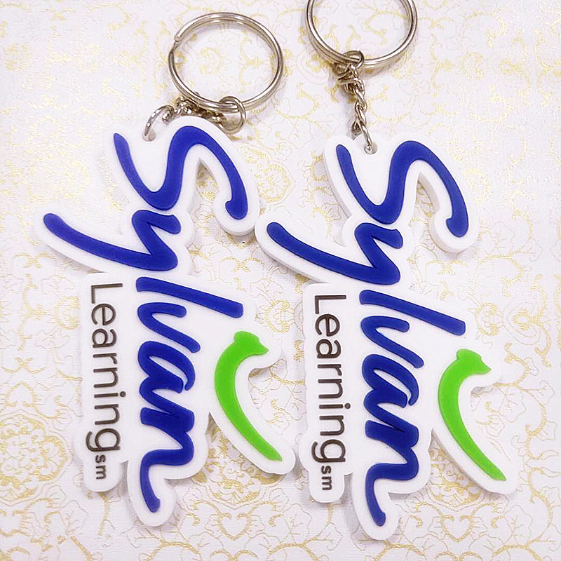 Soft Glue Glue Keychain Set Customized English Letter Key Pendant Event Gift Keychain