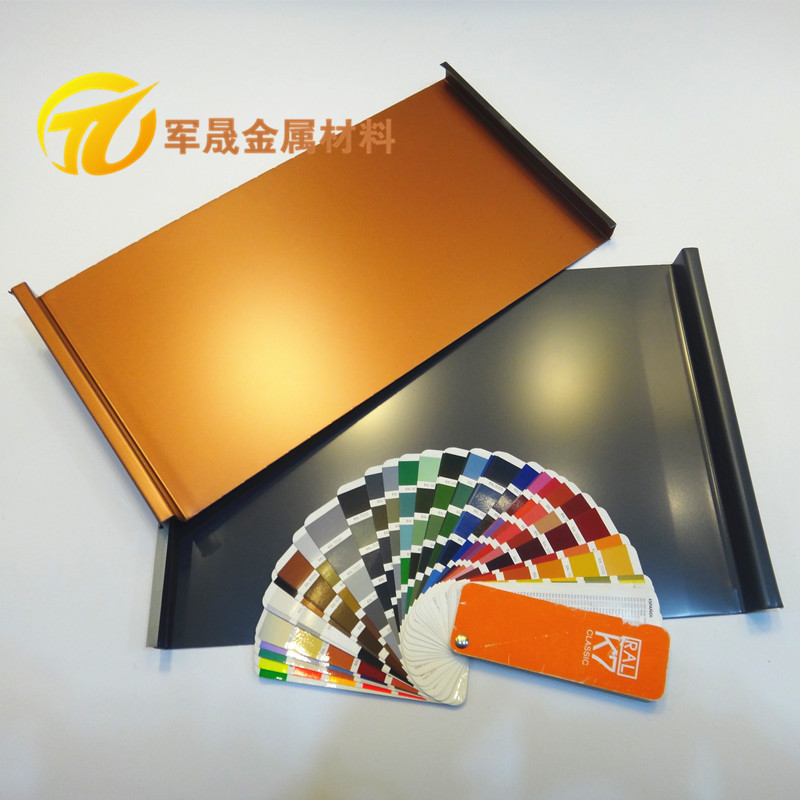 热销新品0.8mm 32-410荷兰钛锌板 立边咬合屋面板