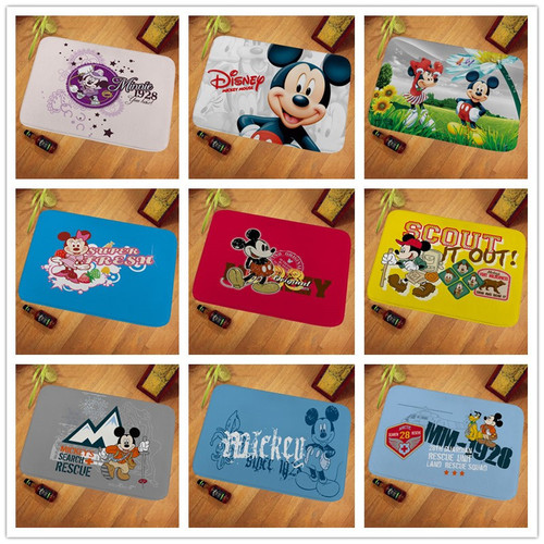Household anti-slip cute cartoon custom pattern foot mats door mats home anti-slip mats