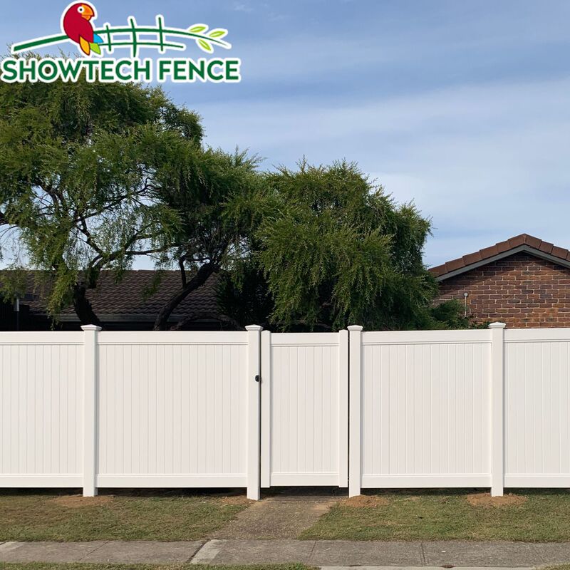 Factory Direct Pvc Fully Enclosed Outdoor Fence, Vinyl Garden Courtyard Privacy Fence St001 Pastoral
