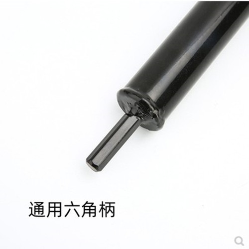 Hand drill electric rechargeable electric drill ground drill bit short pole plant twist drill bit