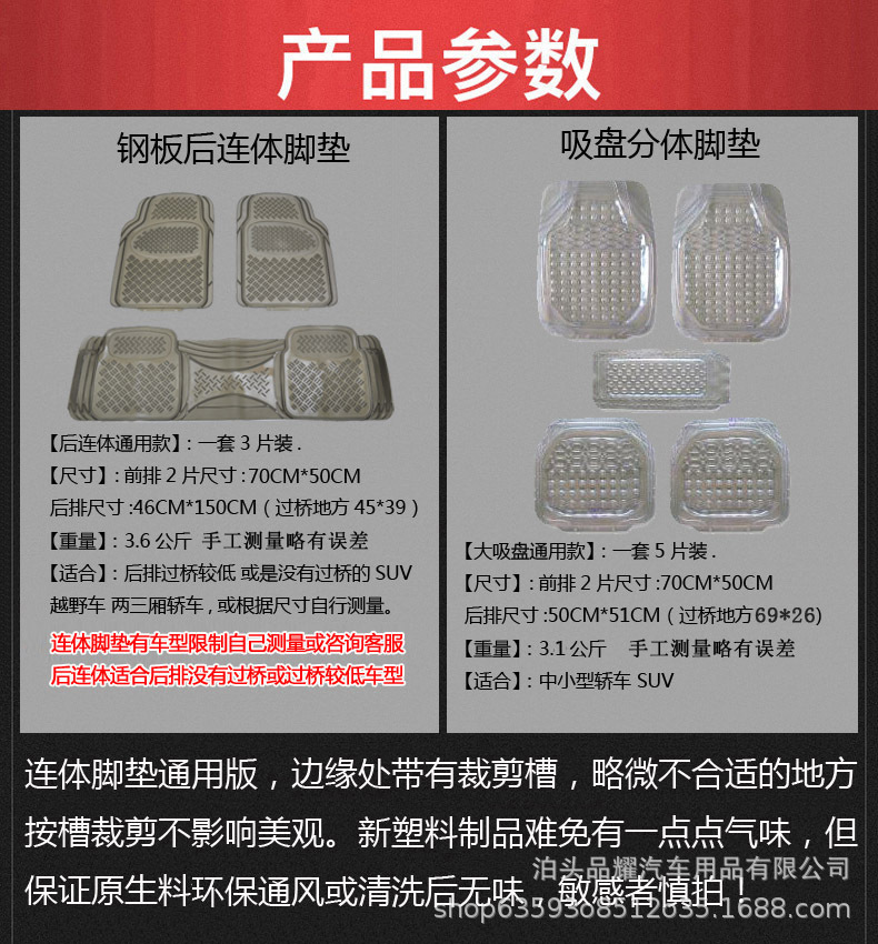[Neutral] Environmentally Friendly Car Floor Mats, Transparent Four-Season Main Driving Foot Pedals, Car Floor Mats, Car Mats for Cars