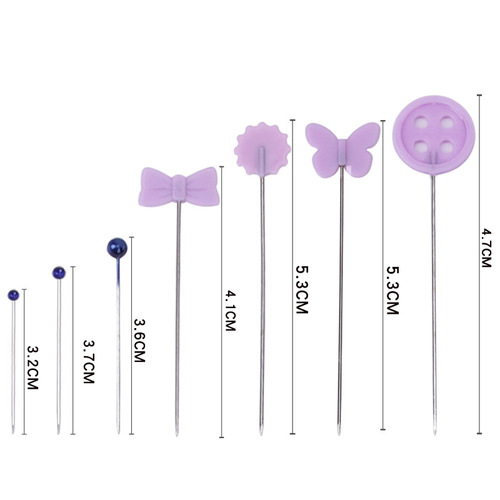 Dichu Fabric Pearl Ceramic Pin Fixing Pin Stainless Steel Pearlescent Pin Positioning Pin Wholesale