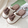 Winter cartoon rabbit, slippers, keep warm footwear platform indoor for beloved, 2023, wholesale