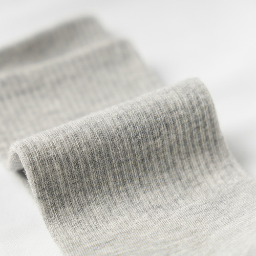 Spring New Cotton Socks Women's Thin JK High Elastic Plain Black White Gray Simple Medium Long Socks For Men Dropshipping