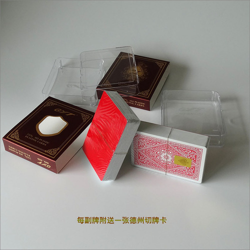 GYT playing cards 609 wide card large characters Texas Hold'em double-sided frosted plastic PVC including cut cards wholesale