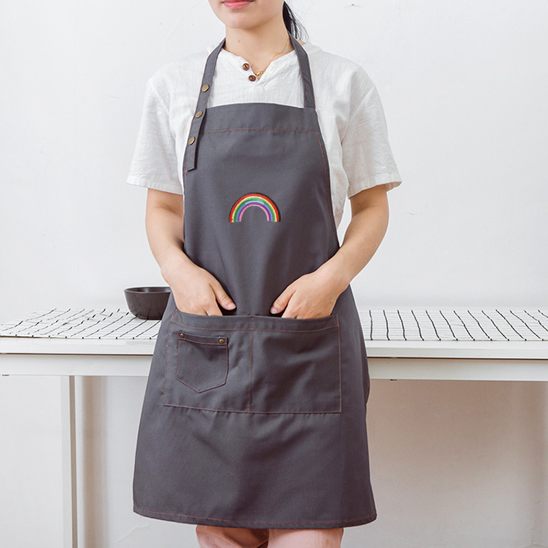 Cocina delantal del hogar creativo café té restaurante de cocina hombres pareja hombres y mujeres moda trabajo imprimible