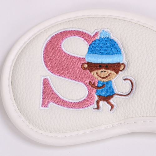Cross-border hot sale golf club cap cover iron PU club cover protective cover litchi pattern golf club cover