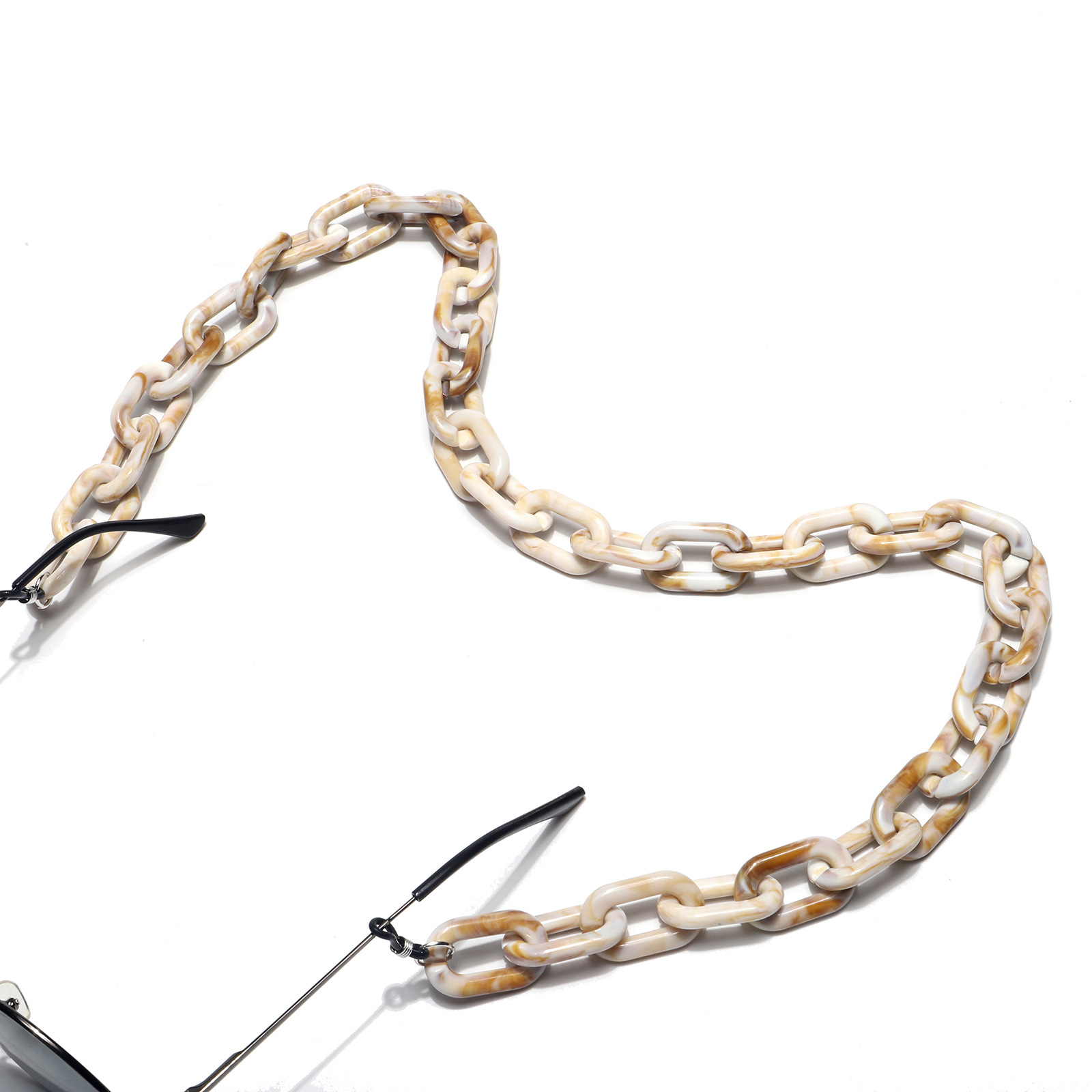 Acrylic Glasses Chain Simple Retro Thick Glasses Rope Fashion Glasses Chain Wholesale Nihaojewelry display picture 1