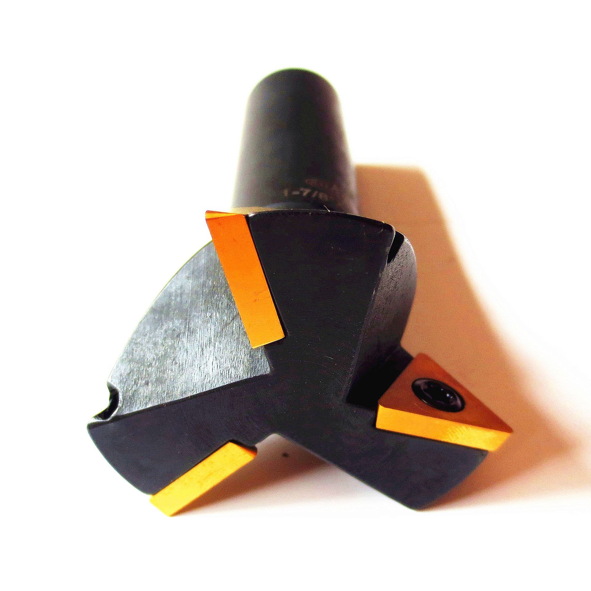 机夹燕尾槽铣刀/可转位60°燕尾槽铣刀：1-7/8"×3/4"×60°