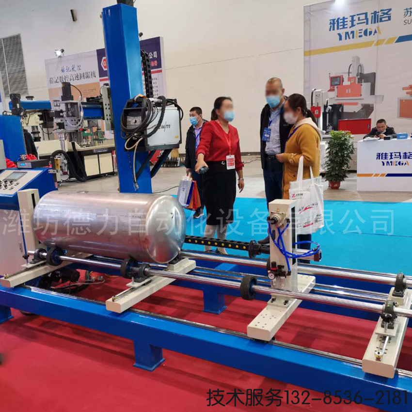 罐体环直缝自动焊设备 压力罐自动焊专机 环直纵缝一体机