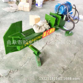 和生20吨液压果木劈木机移动式树杈液压劈木机电动树根劈木机图片