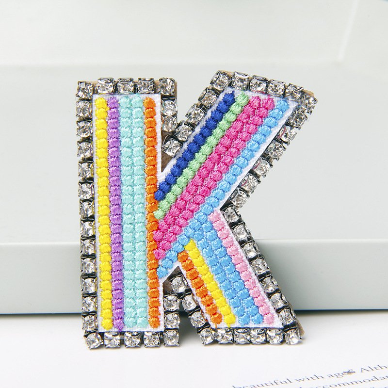 Simple Style Letter Rhinestone Embroidery Women's Brooches 1 Piece display picture 29
