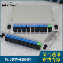 光纤分路器 plc 1*8插片式电信级深圳厂家批发