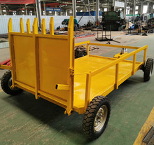 牽引式平板拖車 物流轉運車工具 可定制貨物托盤運輸平板車