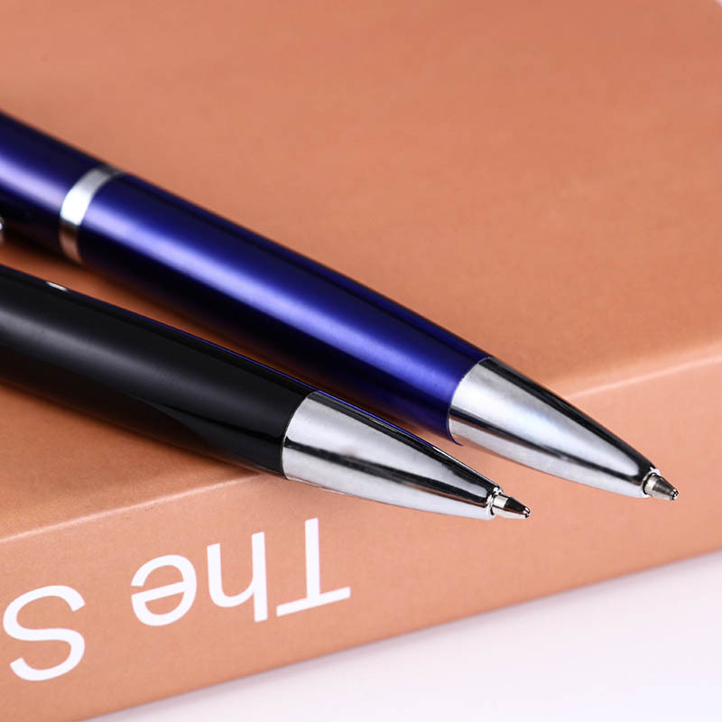 Fábrica al por mayor de metal bolígrafo publicidad regalo pluma metal negocio bolígrafo personalizado aceite pluma Oficina