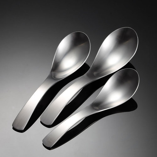 Ain Western Food Hotel 304 stainless steel spoon household spoon palace round head spoon children's spoon Chinese spoon