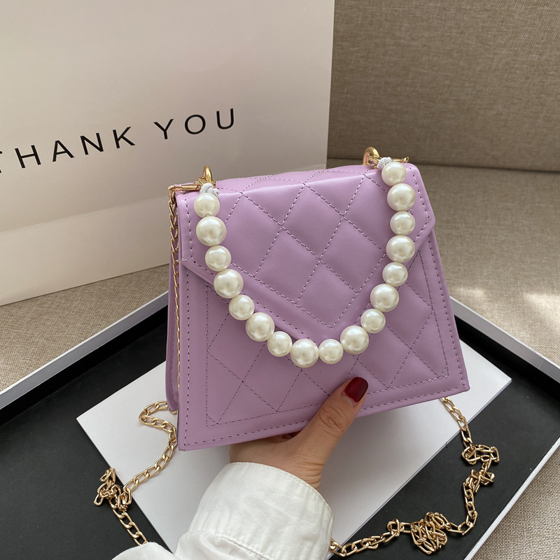 Pearl handbag bag female new trendy all-...