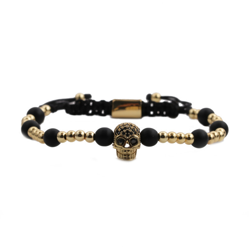 fashion new Skull Demon Eyes Beaded Bracelet
