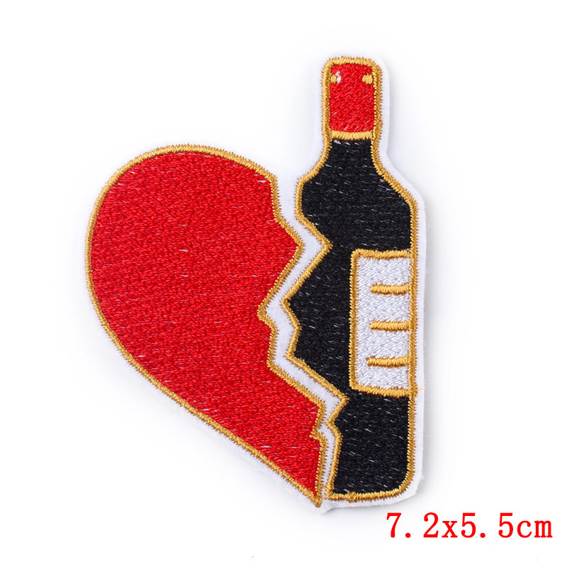 7g Weight Clothing Sticker Patches Classification 1 Piece Quantity Black Material Letter, Rose Pattern Simple Style, Classic Style Style 1 Piece Simple Style Classic Style Letter Rose Black Clothing Sticker Patches 4