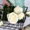 High -simulation flower rose bouquet 6 cold beauty rose home decoration wedding decoration