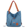 Fashionable handheld one-shoulder bag for leisure, capacious purse, shopping bag, Korean style