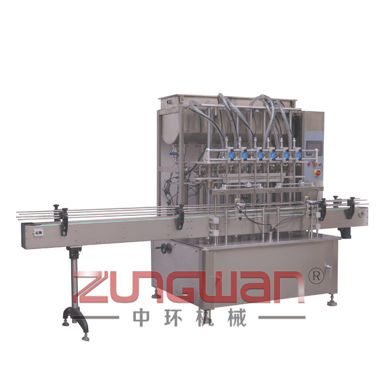 ZH6F-6N全自动直线式活塞灌装机灌装机械28371838是38291中环ZH6F