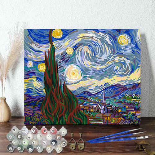 DIY Digital Oil Painting Home Living Room Decor Art Sold on AliExpress Amazon Cross-border Unframed One-time Delivery -6131