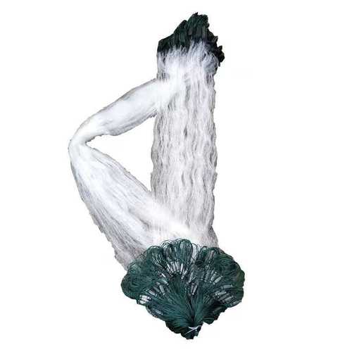 Manufacturer's direct sale bold and enlarged flow white slip netting web sticking web hanging web single layer double layer sinking web fish tail drop corner