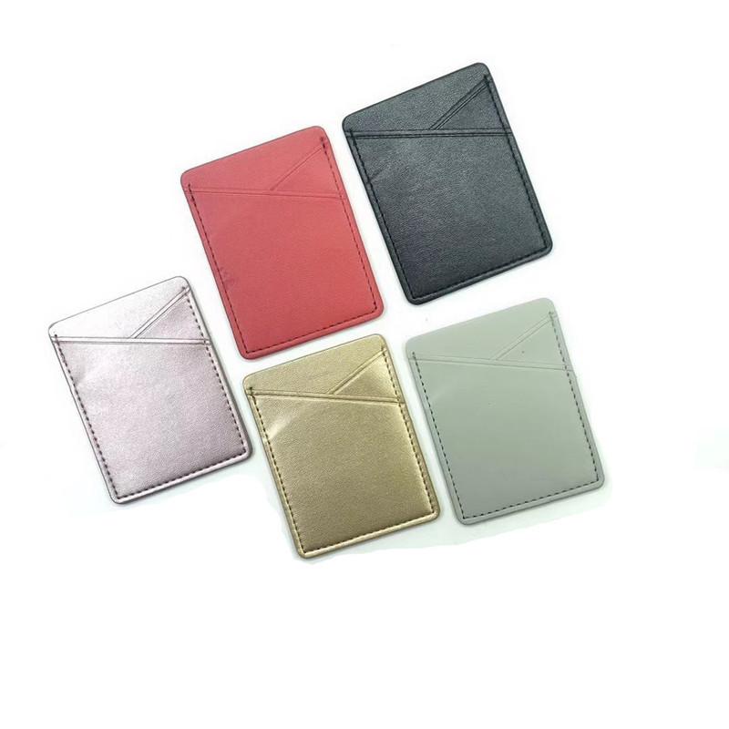 Unisex Color Block Solid Color Pu Leather Open Card Holders display picture 6