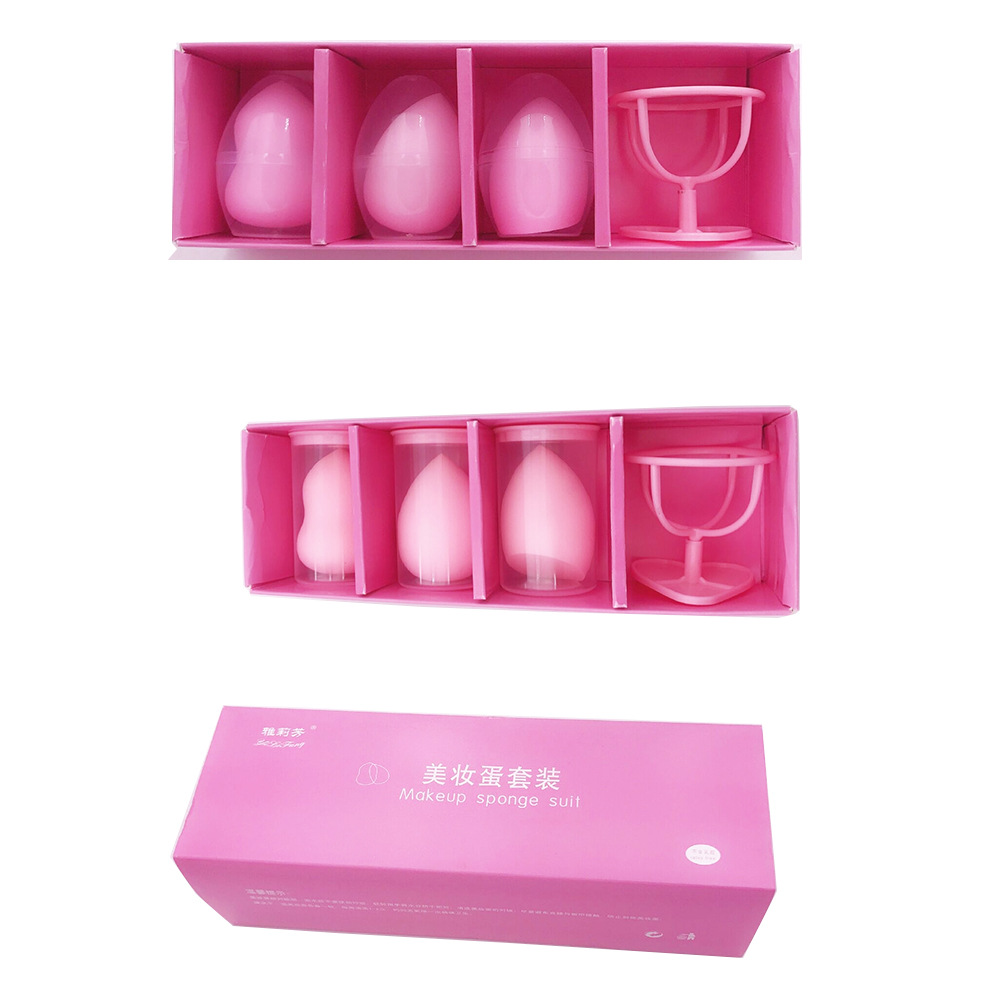 Beautiful makeup egg puff set water drops gourd cotton makeup egg…